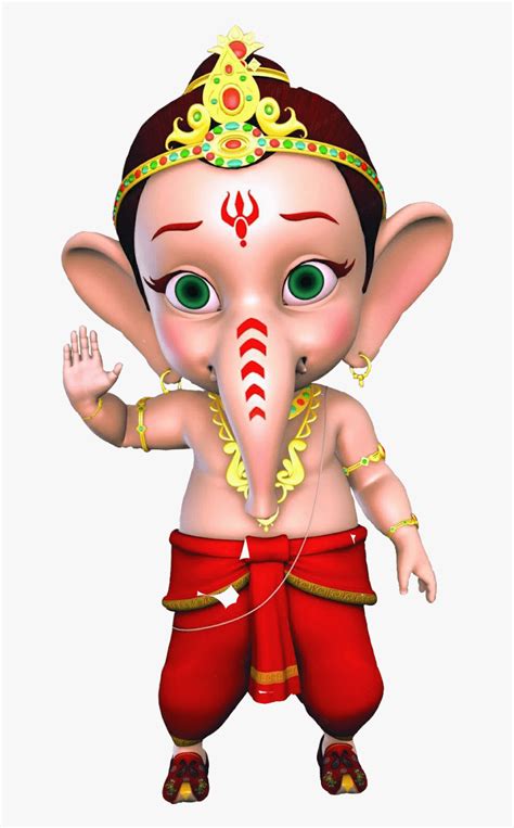 Bal Ganesh Cartoon Drawing , Transparent Cartoons - Cartoon Bal Ganesh ...