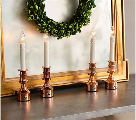 Bethlehem Lights S/4 Premium Plug-In Window Candles - QVC.com