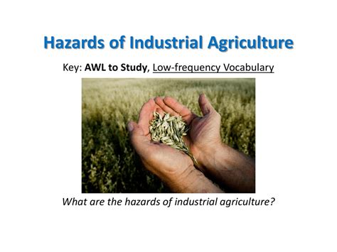 Chapter 2 Hazards of Industrial Agriculture