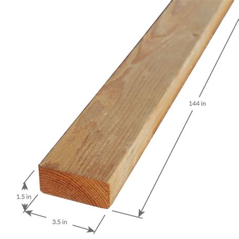 2X4 14' Douglas Fir Standard And Better Surfaced On Four Sides | Close ...