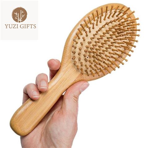 Premium Wooden Bamboo Hair Brush hairbrush Prevent Hair Loss | Etsy