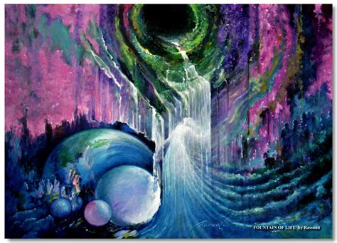 Spiritual paintings, mystical arts by visionary artist Rassouli