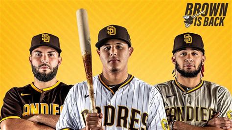 Padres Unveil New Uniforms With Brown-and-Gold Color Scheme - Sports ...