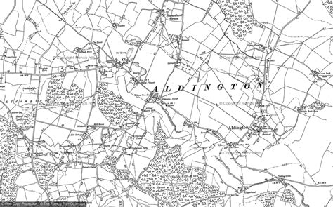 Old Maps of Aldington, Kent - Francis Frith