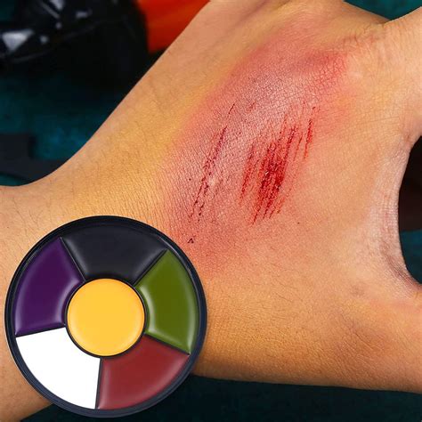 BOBISUKA Special Effects SFX Halloween Makeup Kit - Bruise Palette ...