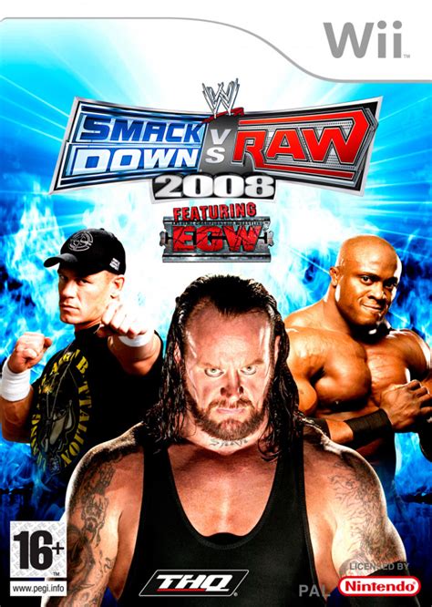 WWE Smackdown! vs RAW 2008 Cover Artwork