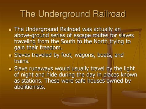 PPT - The Underground Railroad PowerPoint Presentation, free download ...