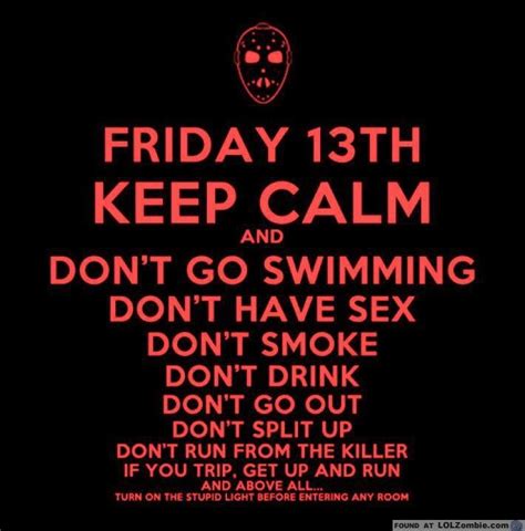 Friday The 13th Rules