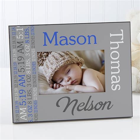 Personalized Picture Frame - Darling Baby Boy