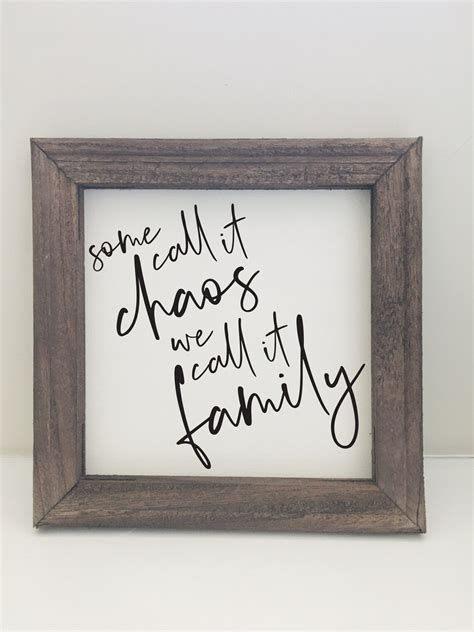 Family Quote Wall Art, Framed Wall Art, Canvas Frame, Funny Quote Sign ...