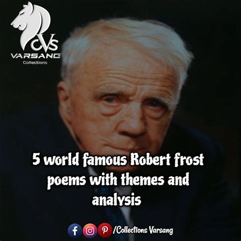 5 robert frost poems | theme | analysis – Collections Varsang best ...