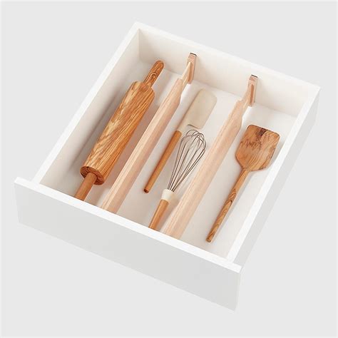 Marie Kondo Natural Ash Wood Kitchen Drawer Dividers Set of 2 | The ...