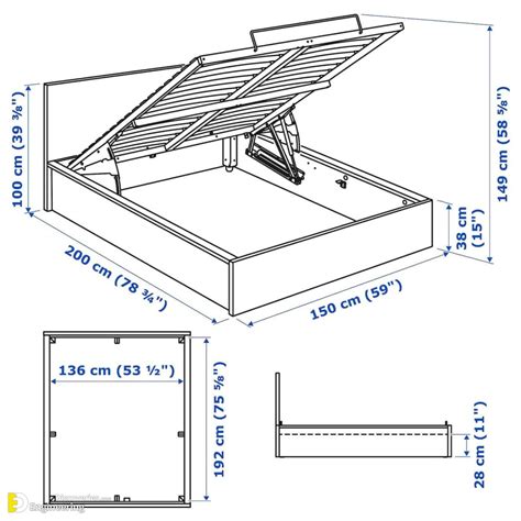 Top 40 Useful Standard Bed Dimensions With Details | Engineering ...