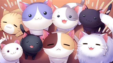 Anime Chibi Cat Wallpapers - Top Free Anime Chibi Cat Backgrounds ...