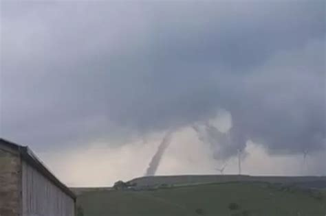 Huge cloud formation resembling a tornado spotted just outside Rochdale ...