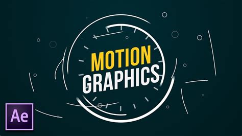 4 Great Motion Graphics Techniques in After Effects - YouTube