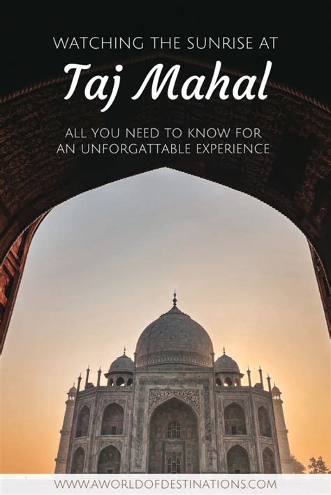 Sunrise at Taj Mahal - Everything you need to know