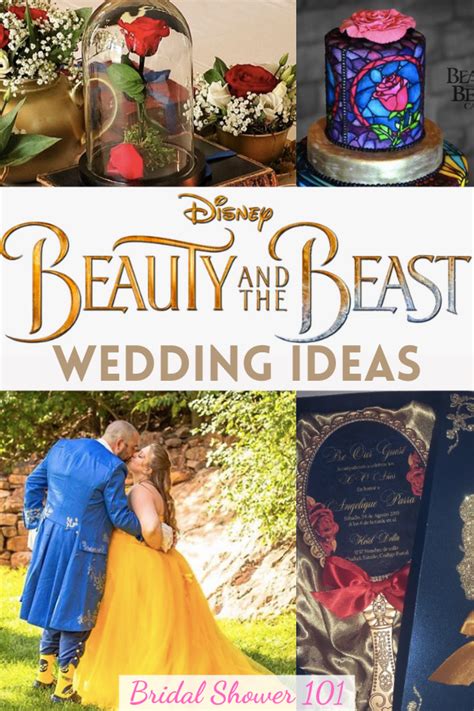 17 Beauty and the Beast Wedding Ideas | Bridal Shower 101