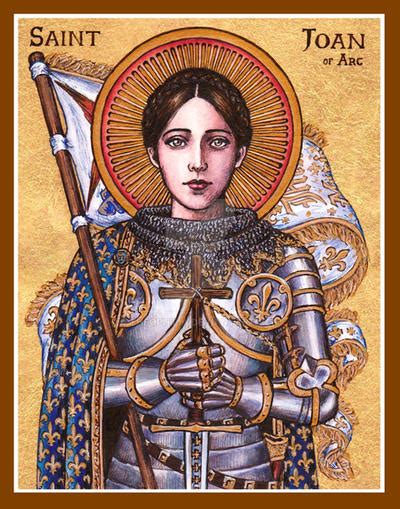 St. Joan of Arc icon by Theophilia on DeviantArt