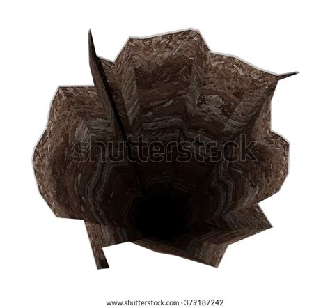 Pit Hole Stock Illustration 379187242