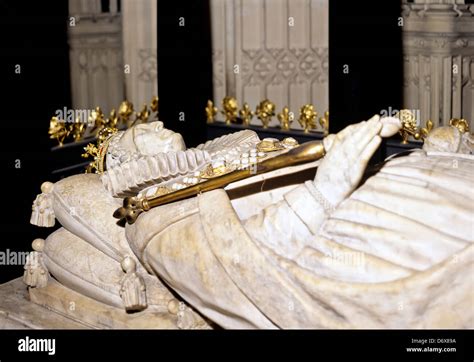 8616.Tomb of Queen Elizabeth 1st, Westminster Abbey, London, UK Stock ...