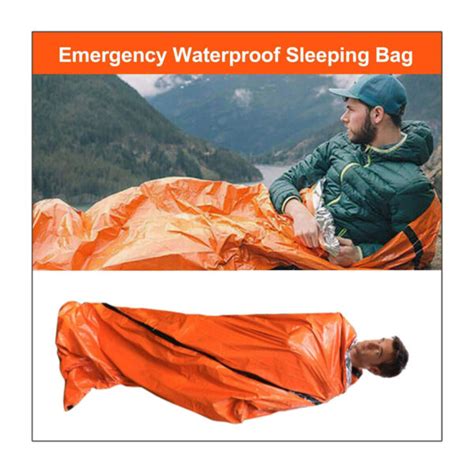 Emergency Waterproof Sleeping Bag - Not sold in stores