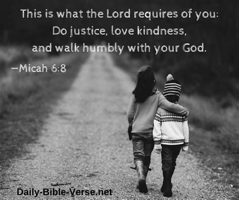 Daily Bible Verse | Guidance | Micah 6:8