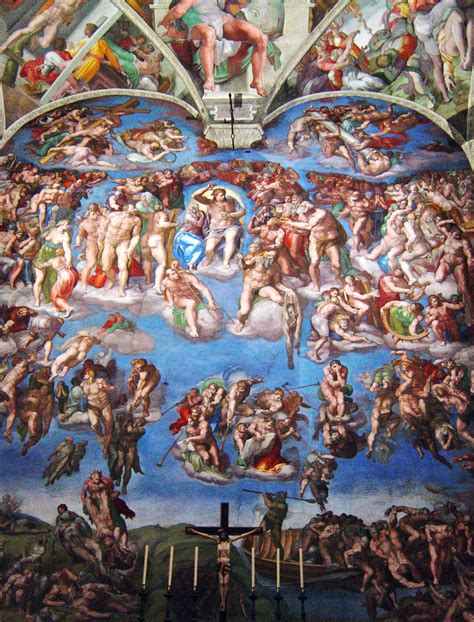 The Last Judgment - Michelangelo - Sistine Chapel | Katholisch, Kunst ...