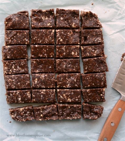 No Bake Date/Nut Bars Recipe - Ideal You Weight Loss