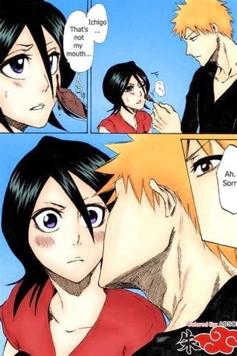 Rukia x Ichigo and everyone knows he did that on purpose :D | Bleach ...