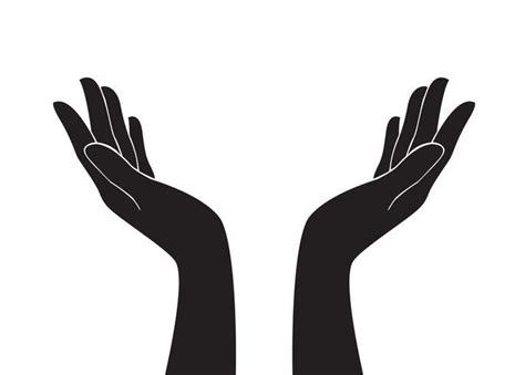 free hands art vector | Hand logo, Hand art, Hand illustration