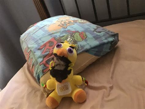 What do you guys think of my custom withered chica plush? # ...