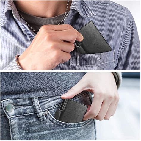 RFID blocker thin credit card wallet & cash carryiWallet Slim RFID ...