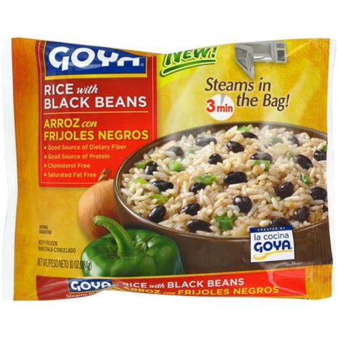 Goya Rice with Black Beans, 10 oz - Walmart.com