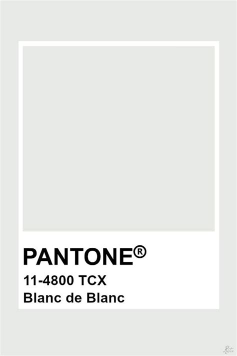 Pantone Blanc de Blanc | Pantone palette, Pantone color, Pantone colour ...