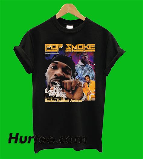 Pop Smoke T-Shirt | T shirt, Shirts, Print clothes