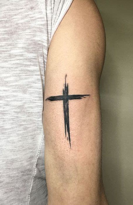 30 Best Cross Tattoo Designs for Men & Meaning | Arm tattoos for guys ...