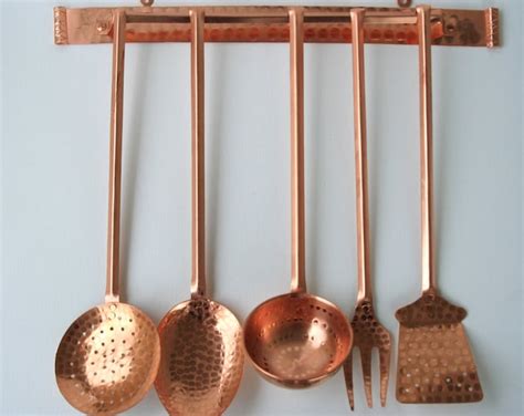 Copper Kitchen Utensils/copper Kitchen Tools - Etsy