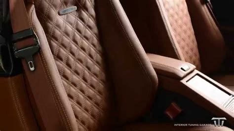 Mercedes SL 500 custom interior design - YouTube