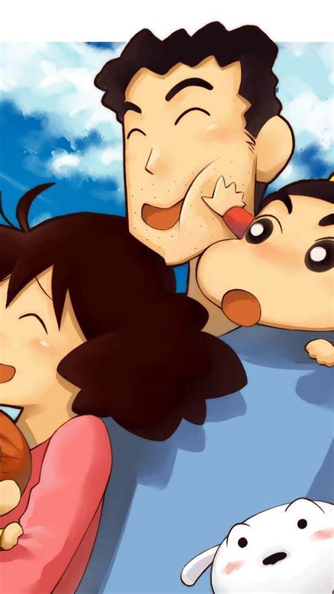 Shinchan Family, family HD phone wallpaper | Pxfuel