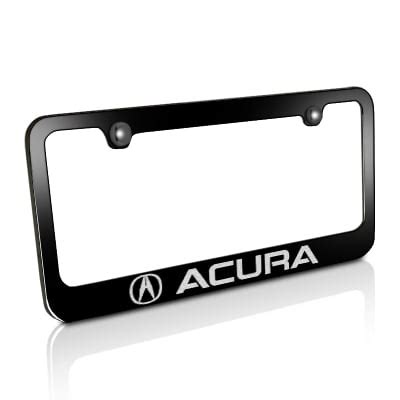 Acura License Plate Frame (Black) - Walmart.com - Walmart.com