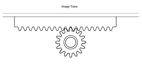 2D Drawing of Rack and Pinion (Mechanical Movement #113) | ENGI 210 ...