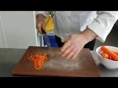 Cutting Techniques: How to Brunoise Vegetables - YouTube