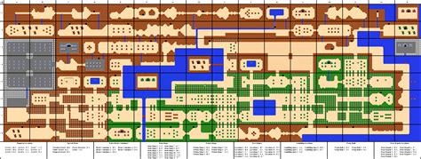 The Legend of Zelda - Overworld Map