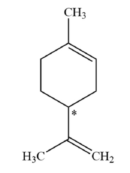 Identify chiral centers in limonene. | Homework.Study.com