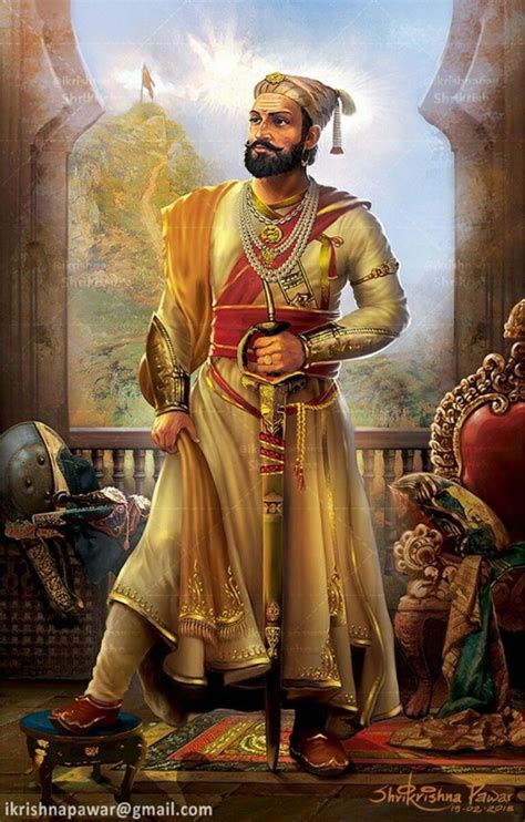 Shivaji maharaj hd wallpaper, Shivaji maharaj painting, Shivaji maharaj ...