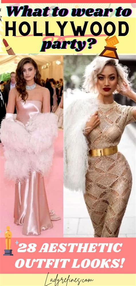 ️ 28 OUTFITS! What to wear to a Hollywood theme party - Fashion advice ...