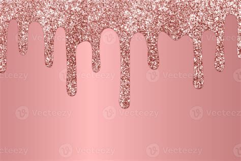 Rose Gold dripping glitter background, Dripping Glitter Background ...