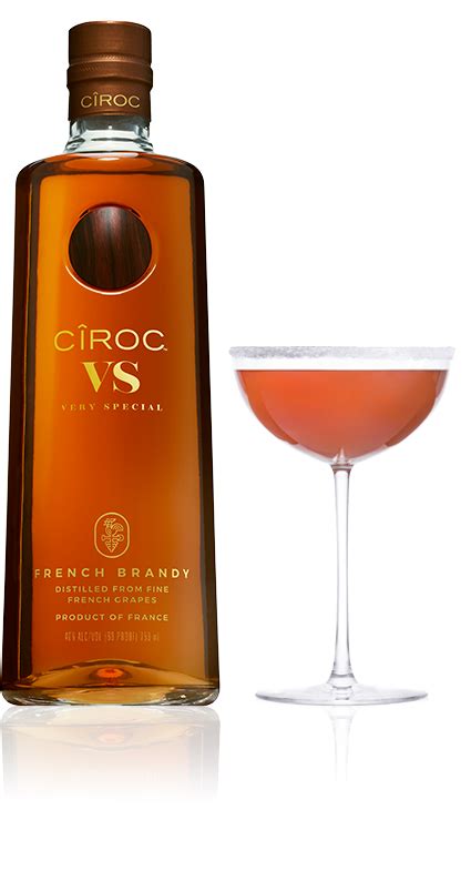 Try the Cîroc Sidecar brandy cocktail recipe made with Cîroc VS Brandy ...