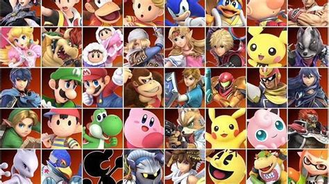 Super Smash Bros Ultimate (Switch) - All 68 Characters Revealed ...